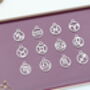 Zodiac Star Sign Personalised Silver Bead Bracelet, thumbnail 8 of 11