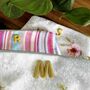 Personalised Embroidered Velvet Makeup Bag Gift For Her, thumbnail 7 of 9