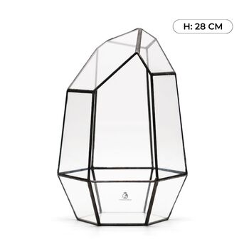 Geometric Glass Container For Terrarium H: 28 Cm, 2 of 5