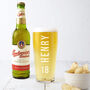 Personalised 18th Birthday Name And Age Beer Glass, thumbnail 2 of 4