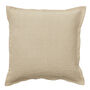 Linen Cushion With Fringe, thumbnail 2 of 3