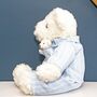 Personalised Bear And Baby Soft Toy, thumbnail 3 of 4