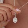 Sterling Silver Iris Goddess Of Communication Necklace, thumbnail 1 of 7