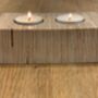 Birchwood Ply Rectangular Tealight Holder, thumbnail 11 of 12