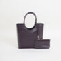 Genuine Leather Tote, thumbnail 3 of 10