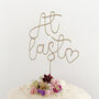 At Last Wire Wedding Cake Topper, thumbnail 2 of 9