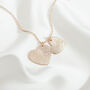 Personalised Multi Fingerprint Heart Charm Necklace, thumbnail 1 of 5