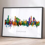 Birmingham Skyline Cityscape Black And White, thumbnail 2 of 12