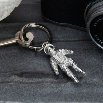 Astronaut Pewter Key Ring, 2 of 4