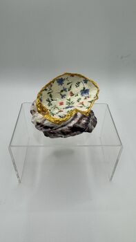 Flower Print Oyster Ornament, 2 of 3