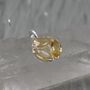 Citrine Silver Floral Pendant: November Birthstone, thumbnail 3 of 8