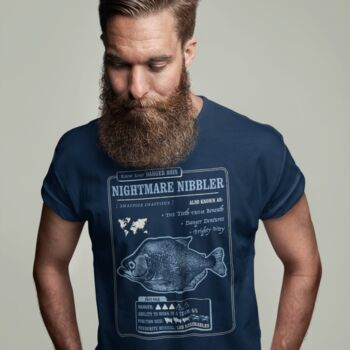Funny Piranha T Shirt 'Know Your Nightmare Nibbler', 5 of 5