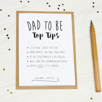 Dad To Be Card, 2 of 2
