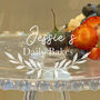 Glass Cake Stand With Personalised Lid, thumbnail 3 of 7