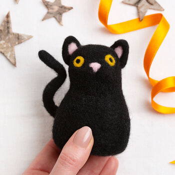 Halloween Cat Needle Felting Kit, 2 of 9