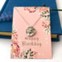 Thank You Teacher Sterling Silver Buttercup Necklace, thumbnail 7 of 12