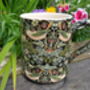 Jumbo Mug In Vintage William Morris Black Strawberry Thief Design, thumbnail 3 of 6
