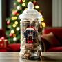 Personalised Christmas Dog Treat Jar, thumbnail 2 of 4