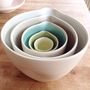 Handmade Nesting Porcelain Bowls, thumbnail 1 of 6