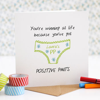 Positive Pants Congratulations Card, 4 of 5