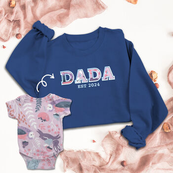 Personalised 'Dad' Appliqué Keepsake Sweatshirt, 8 of 10