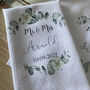 Personalised Couples Wedding Anniversary Tea Towel, thumbnail 1 of 4