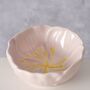 Light Pink Ceramic Flower Bowl, thumbnail 1 of 5