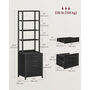 Filing Cabinet With Drawers And Open Shelves, thumbnail 2 of 7