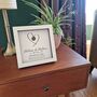 Personalised 8th Anniversary Gift Framed Bronze Heart, thumbnail 5 of 7