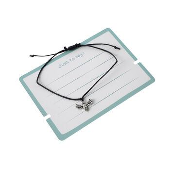 Just Smile 'Always Bee Yourself' Wish Bracelet On Backing Card | Perfect Gift | Sentiment Gift, 4 of 4