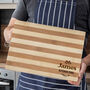 Personalised Kitchen King Beech Serving Board, thumbnail 1 of 9