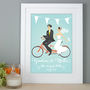 Personalised Wedding Gift Bride And Groom Print, thumbnail 1 of 6