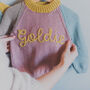 Handmade And Embroidered Fun Patchwork Jumper, thumbnail 4 of 9