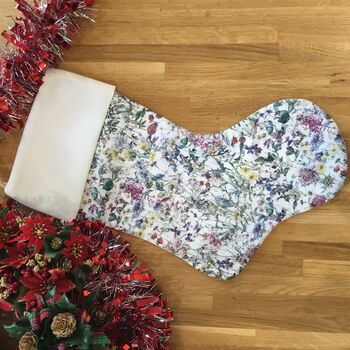 Handcrafted Liberty Of London Christmas Stockings, 2 of 9