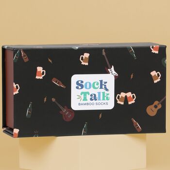 Men's Bamboo Socks Gift Box Beer And Whisky, 2 of 5