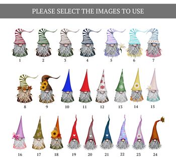 Personalised Christmas Gonk Family Print | Gift For Mum, 3 of 5