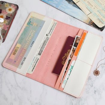 Personalised Slim Travel Wallet By Lisa Angel | notonthehighstreet.com