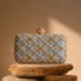 Jordan Periwinkle Embroidered Purse In A Gift Box, thumbnail 1 of 7