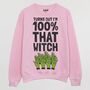 That Witch Women's Halloween Slogan Sweatshirt, thumbnail 3 of 5