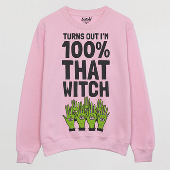 That Witch Women's Halloween Slogan Sweatshirt, 3 of 5