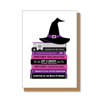 Booked Up For Halloween, Funny, Book Lovers Card, 5 of 7