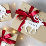 Personalised Arctic Animal Christmas Gift Tag, thumbnail 2 of 2