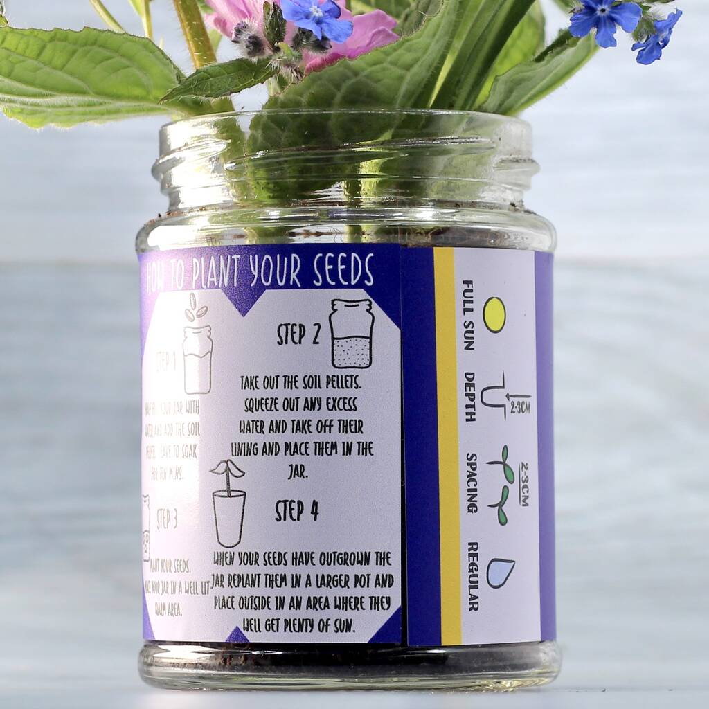 Personalised Happy Wildflower Grow Kit By Be Ecycle