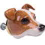 Porcelain Jack Russell Drawer Pull, thumbnail 2 of 2