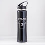 Personalised Football Shirt Sports Style Thermos Water Bottle, thumbnail 1 of 6