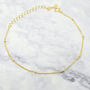 Gold Plated Dainty Satellite Chain Stacking Bracelet, thumbnail 1 of 4