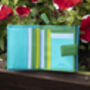Personalised Mutlicolour Turquoise Small Leather Purse, thumbnail 2 of 10