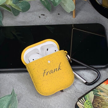 Personalised Eco Friendly Case Cover For AirPods 1st 2nd Gen, 7 of 7