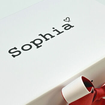 Personalised Bridesmaid Gift Box With Ribbon, 3 of 12