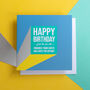 Funny Husband Birthday Card 'Birthday Farts', thumbnail 1 of 3